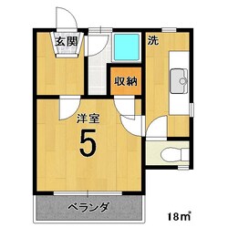 ホワイトグリーン新館の物件間取画像